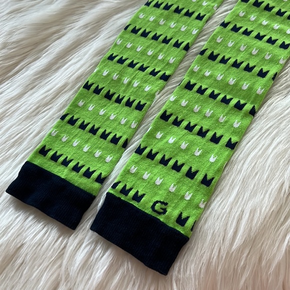 💝 $1 when Bundled 💝 12th Fan Seattle Arm Warmers with Thumb Holes Adult Size - Picture 3 of 11